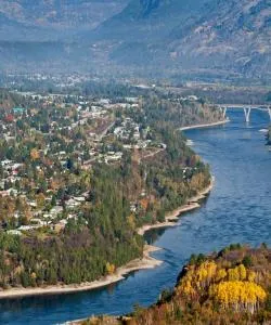 A beautiful view of Castlegar.