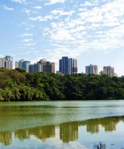 Uma bela vista de Maringá – perto do Aeroporto Regional de Maringá