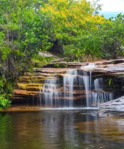 Una bonita panorámica de Águas Claras