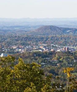 A beautiful view of Johnson City