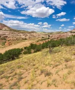 Una bonita panorámica de Gallup, que queda cerca de Aeropuerto de Gallup Municipal