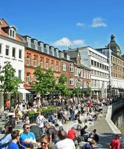 Una bellissima vista di Arhus, dove l'aeroporto principale è Aeroporto di Aarhus