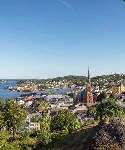 A beautiful view of Arendal – a popular city among our users
