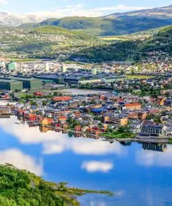 A beautiful view of Mosjøen