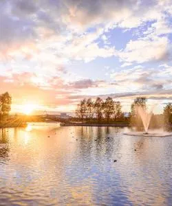 Pemandangan indah bagi Doncaster, yang berdekatan dengan Lapangan Terbang Doncaster Sheffield