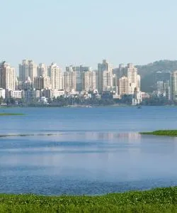 A beautiful view of Mumbai serviced by Chhatrapati Shivaji International Airport Mumbai