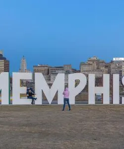 A beautiful view of Memphis