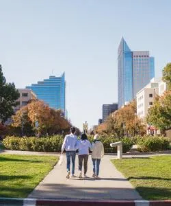A beautiful view of Sacramento