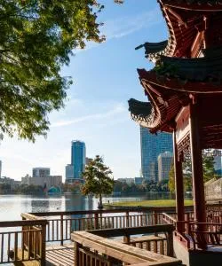 人气城市奥兰多的美景