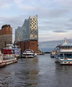 A beautiful view of Hamburg serviced by Hamburg Airport.