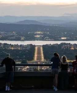 A beautiful view of Canberra – a popular city among our users