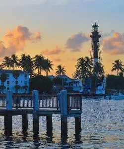 A beautiful view of Pompano Beach