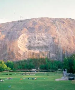 A beautiful view of Stone Mountain