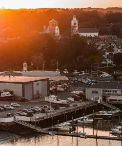 A beautiful view of Plymouth