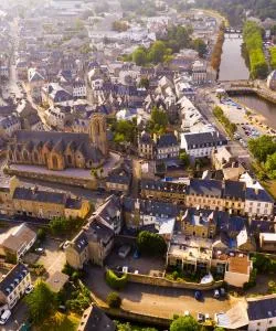 A beautiful view of Lannion – a popular city among our users