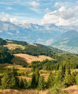 A beautiful view of Saint-Gervais-les-Bains – a popular city among our users