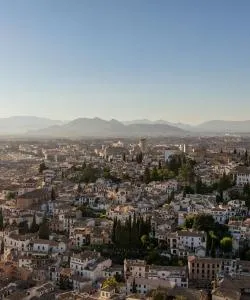 Ein schöner Blick auf Granada