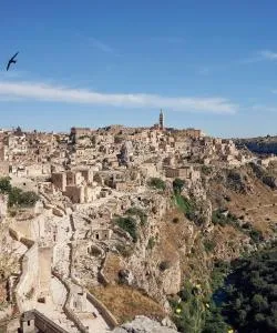 A beautiful view of Matera