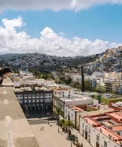 A beautiful view of Las Palmas de Gran Canaria serviced by Gran Canaria Airport