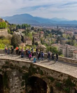 A beautiful view of Bergamo – a popular city among our users