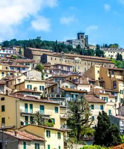 A beautiful view of Cortona