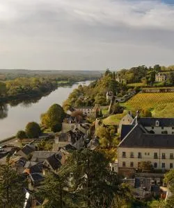 A beautiful view of Chinon.