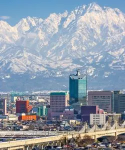 A beautiful view of Toyama