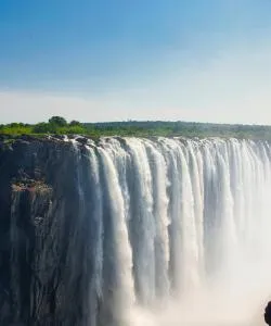 A beautiful view of Victoria Falls serviced by Victoria Falls Airport