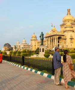 A beautiful view of Bangalore serviced by Kempegowda International Airport