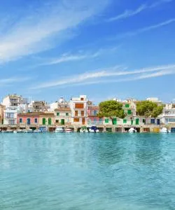 A beautiful view of Portocolom.