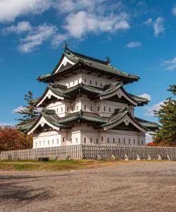 A beautiful view of Hirosaki.