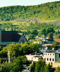 Una bonita panorámica de Edmundston