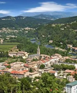 A beautiful view of Aubenas