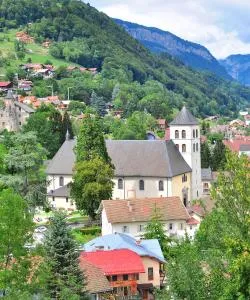 A beautiful view of Sallanches.