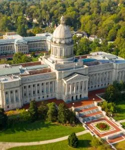 A beautiful view of Frankfort