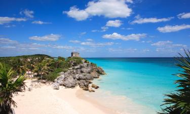 Hotéis na praia em Tulum