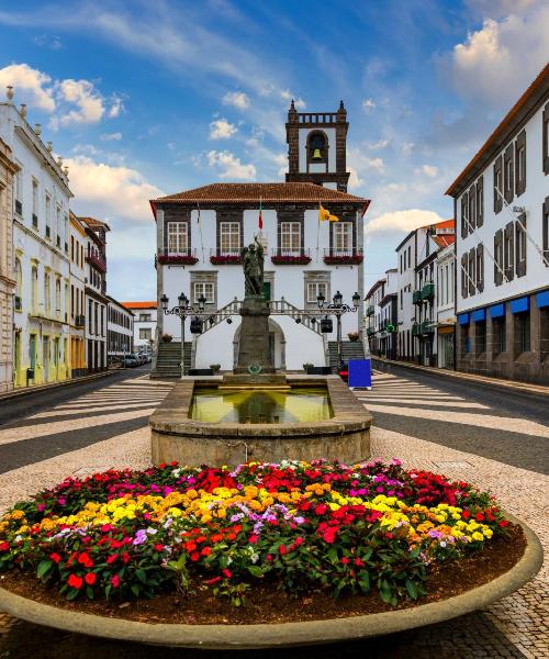 A beautiful view of Ponta Delgada – a popular city among our users