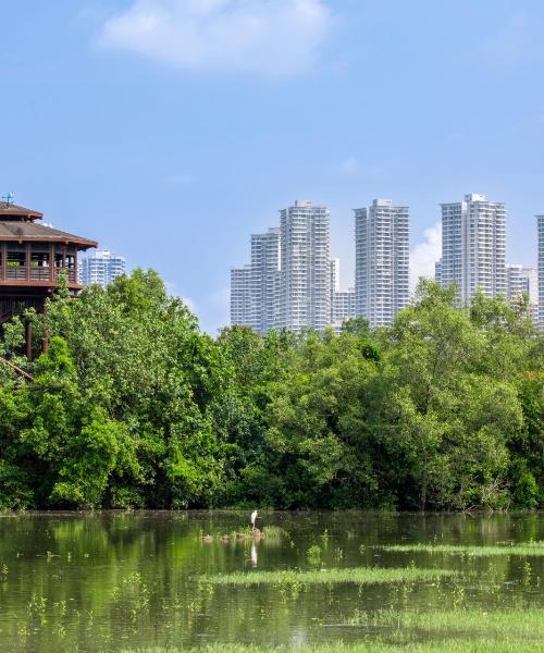 A beautiful view of Johor Bahru – a popular city among our users