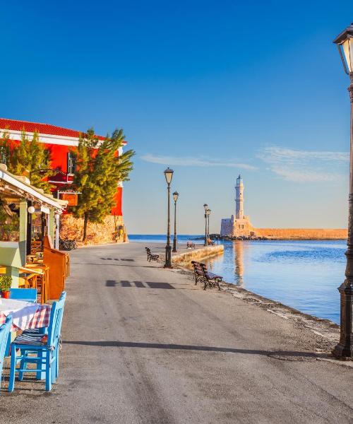 A beautiful view of Chania – a popular city among our users