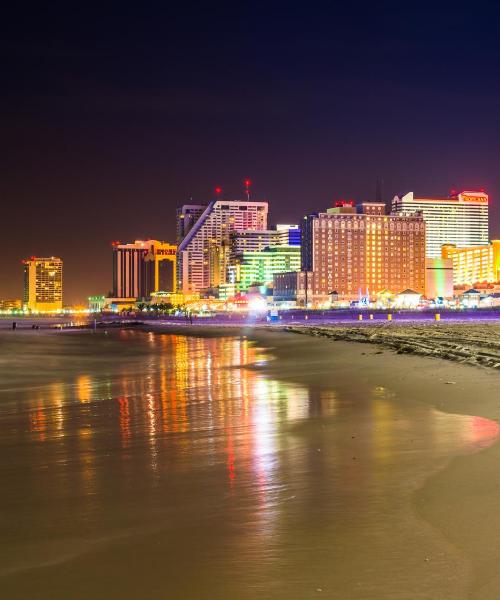 A beautiful view of Atlantic City – a popular city among our users