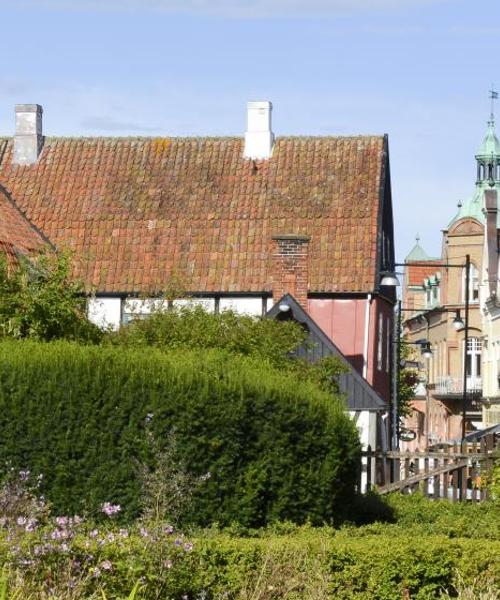 Uma bela vista de Simrishamn