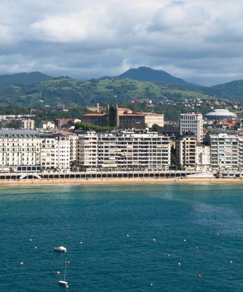 A beautiful view of San Sebastián.