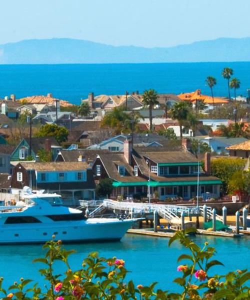 A beautiful view of Newport Beach.