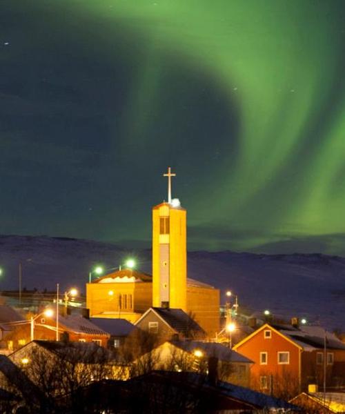 Una hermosa vista de Båtsfjord