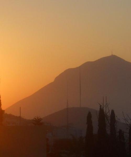 Krásný pohled na město Monterrey