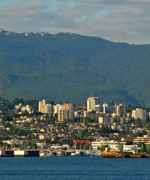 Una hermosa vista de North Vancouver