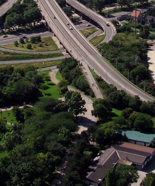 Krásný pohled na město Vösendorf