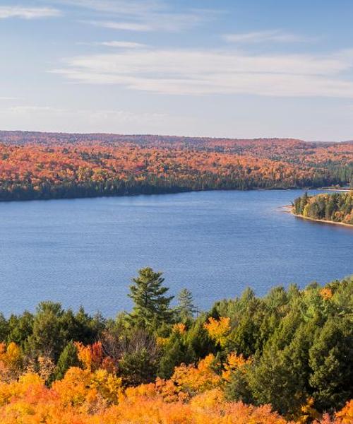 A beautiful view of Red Lake