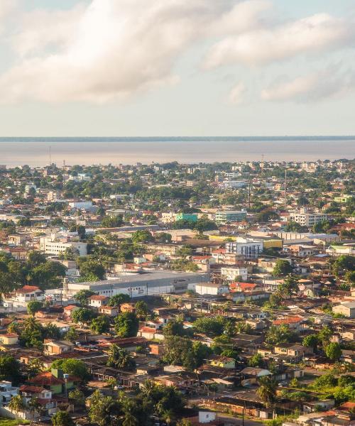 Macapá şehrinden güzel bir manzara