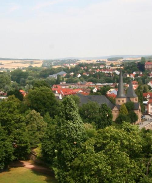 Gražus vietovės Fulda vaizdas